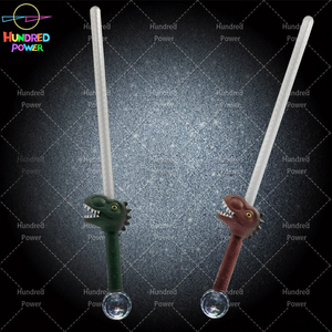 Les fabricants dirigent la belle épée lumineuse de dinosaure de LED avec le <span class=keywords><strong>sabre</strong></span> lumineux de vente lumineux de parc d'attractions de jouet d'enfants de bruit LED - Product Image 4
