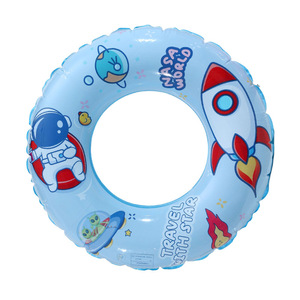 TANYOZHE Kids Inflatable Swim Ring Cartoon Print Anti-Tip Float For Swimming Pool Use - Product Image 4