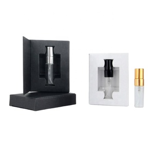 <b>Empty</b> Mini Sample 2Ml 3Ml 5Ml 10Ml Tester Clear Glass Pump Spray Bottle Vials for Pocket Perfume With Paper <b>Box</b> Packaging - Product Image 2