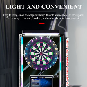 YULONG SPORTS Cible de fléchettes électronique avec couvercle arrière, conception facile à ouvrir, pour adultes, style moderne, plastique durable - Product Image 5
