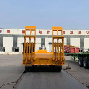 Semirremolque de plataforma baja de 3/4 ejes Fengniao de alta resistencia, capacidad de 1-2 toneladas, Shandong 12.5x2.5x1.5m - Product Image 5