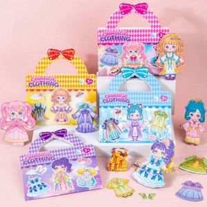 Jouets pour filles : Poupées magnétiques à habiller, Puzzles aimantés pour réfrigérateur, Thème Princesse, pour jeu d'imitation, cadeau d'anniversaire et activité de voyage - Product Image 1