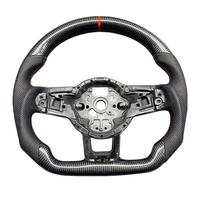 Pièces intérieures automobiles personnalisées, fabrication directe d'usine, volant en fibre de carbone pour Volkswagen VW Tiguan Amarok Beetle Jetta