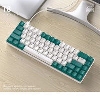 Gratis Wolf T8 Mechanisch Toetsenbord voor Tablet Computer Game Toetsenbord 68 Toetsen Aangepast RGB Mechanisch Toetsenbord