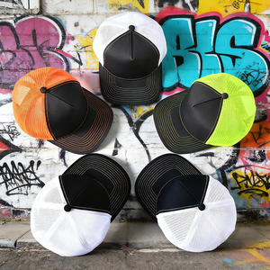 <span class=keywords><strong>Gorra</strong></span> Heycap con Visera Ligeramente Curvada, Personalizada con Logotipo Bordado, 6 Paneles, Negra, Estilo Béisbol Richardson 112, <span class=keywords><strong>Gorra</strong></span> <span class=keywords><strong>Trucker</strong></span> de Malla con Parche de Cuero - Product Image 5