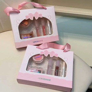 Nouveau Coffret Maquillage de Voyage Mini 6 Pièces/Set Brillant à Lèvres Fard à <span class=keywords><strong>Joues</strong></span> Fard à Paupières Tout-en-Un, Kit Cadeau Cosmétique Mignon pour Filles et Femmes - Product Image 1