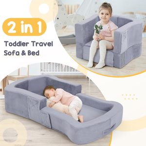 Toddler Foam Daybed 20mm Thick <b>Folding</b> Portable Modern Design Kids <b>Bed</b> - Product Image 3