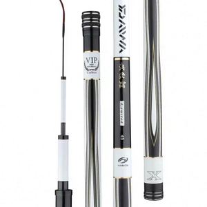 Canne à pêche sur glace 3,6m-7,2m en fibre de carbone, action rapide, puissance élevée 5H, 28 Tune, télescopique, pour la pêche en lac, en ruisseau, aux crevettes et aux carpes - Product Image 1
