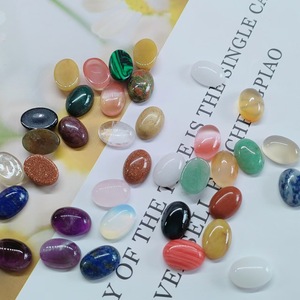 Cabochons en cristal <span class=keywords><strong>de</strong></span> guérison mixte <span class=keywords><strong>de</strong></span> petite taille pierre précieuse ovale à dos plat pour la fabrication <span class=keywords><strong>de</strong></span> bijoux - Product Image 2