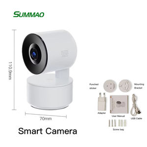 SUMMAO Tuya应用WiFi <span class=keywords><strong>IP</strong></span>摄像机，带自动跟踪室内迷你无线智能家居安全1080P安全摄像机 - Product Image 1