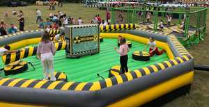 Outdoor <b>Inflatable</b> Meltdown Wipeout <b>Game</b>, Mechanical <b>Game</b> for Kids and Adults Wipeout Machine Wipeout Machine Outdoor <b>Inflatable</b> - Product Image 2