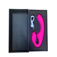 Biegbares Design Doppelkopf 10-Frequenz Vibration Strapless G-Punkt Strap-on Dildo Vibratoren für Lesbische Frauen