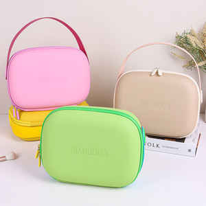กระเป๋าแต่งหน้าพกพา Niandduo ความจุขนาดใหญ่ กล่องใส่เครื่องสำอาง EVA พร้อมหูหิ้ว สำหรับการเดินทางและจัดเก็บที่บ้าน - Product Image 1