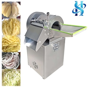 Máquina Eléctrica Cortadora de Verduras Fácil de Usar para Producción de Papas Fritas, Tiras y Rebanadas - Product Image 1