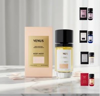 Parfum KOSY MOSY Venus EDP, flacon transparent élégant, parfum de luxe pour femmes, coffret cadeau, étiquette privée personnalisée
