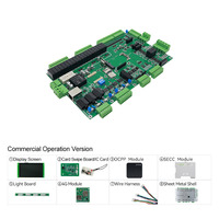 Placa base para cargador de vehículos eléctricos de CC de doble pistola de 80-480kW DCP890EU OCPP 1.6J/2.0.1 con módulo LCD, expandible solar, OEM