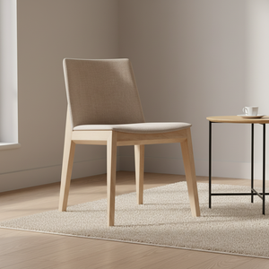 <span class=keywords><strong>Sedie</strong></span> in <span class=keywords><strong>Tessuto</strong></span> dal Design Nordico Moderno e Minimalista, con Schienale per Soggiorno e <span class=keywords><strong>Sala</strong></span> <span class=keywords><strong>da</strong></span> <span class=keywords><strong>Pranzo</strong></span>, in Legno Massello - Product Image 2