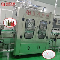 Machine de remplissage de bouteilles de vin sous pression whisky vodka liqueur ligne de machine de remplissage de vin mini machine d'embouteillage d'huile d'olive