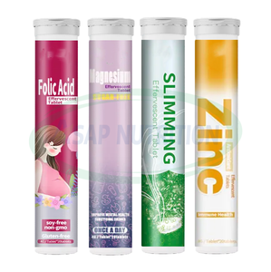 Tabletas Efervescentes de Complejo de Vitamina B Veganas OEM ASAP - Fabricante de Grado Alimenticio de Alta Calidad para Adultos y Mujeres Embarazadas - Product Image 5