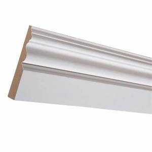Embellecedor de madera al por mayor para enmarcar cuadros, azulejos de porcelana, zócalo de madera imprimado <span class=keywords><strong>blanco</strong></span> - Product Image 3