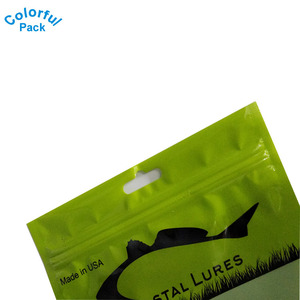 Claro, de plástico, paquete sellado logotipo personalizado impreso gusanos pescado <span class=keywords><strong>muerde</strong></span> de cebo de pesca de la bolsa - Product Image 6