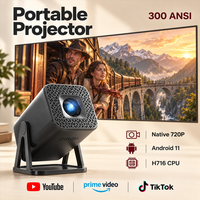Proyektor Mini Ultra Short Throw Android Smart WiFi Mendukung Dekode Video 8K Home Cinema Proyektor Portabel