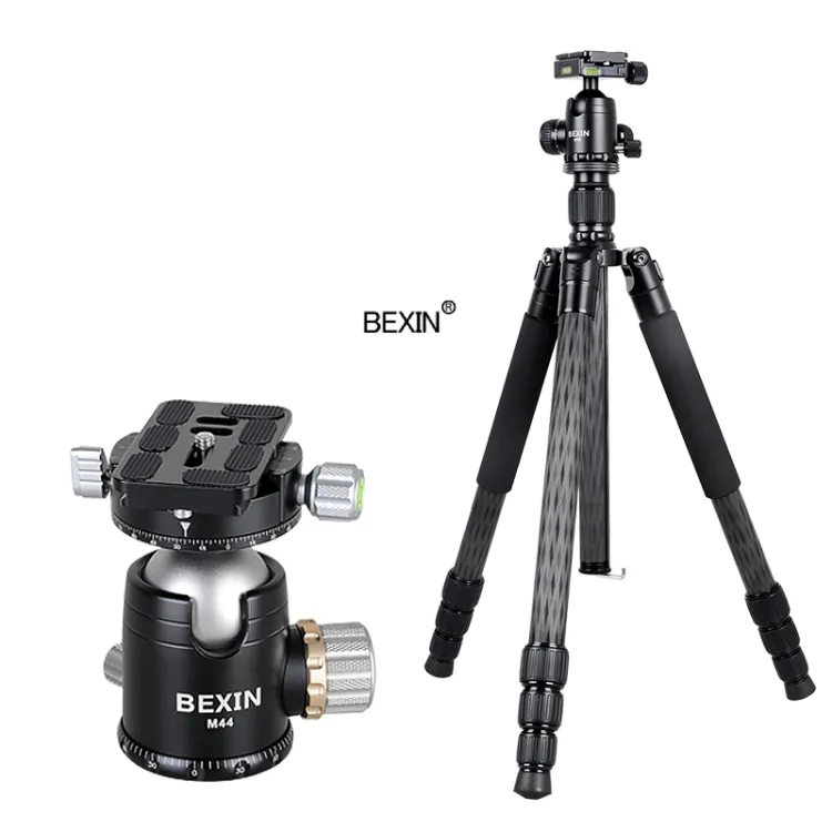 Top Quality BEXIN W324C G44 Stable Shooting Camera for Video Point Dslr Camera Carbon Fiber Tripod