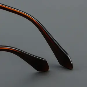2024 nuova montatura ottica giapponese fatta a mano in acetato per donna uomo classica Vintage occhiali rotondi montatura per logo personalizzato