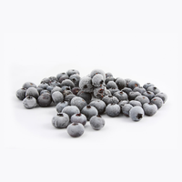 IQF Blueberry Beku Utuh Buah Beri Liar Hasil Budidaya Bersertifikat BRC HACCP HALAL Blueberry Beku Massal untuk Smoothie Bakery OEM