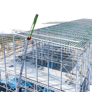 การออกแบบพื้นที่ที่ทนไฟและได้รับการปรับปรุงสำหรับโรงงานสิ่งทอ อาคารโลหะสำเร็จรูปแบบ H-Section ที่ทนลมและเชื่อถือได้ - Product Image 1