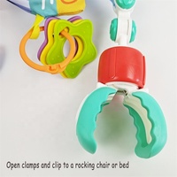 Lit pour bébé Poussette Landau Siège Auto Jouets Arc De Voyage Avec Miroir Et Jouets Suspendus Pour Bébé