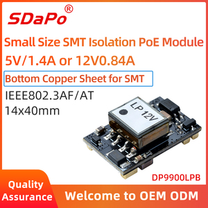 SDAPO DP9900LPB <span class=keywords><strong>PoE</strong></span> PD modulo <span class=keywords><strong>5V</strong></span> 12V <span class=keywords><strong>5V</strong></span> 12V 24V IEEE802.3af Standard <span class=keywords><strong>PoE</strong></span> in 37-57V potenza su modulo Ethernet <span class=keywords><strong>PoE</strong></span> - Product Image 2