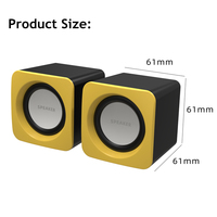 Altavoz portátil para ordenador, altavoces portátiles de escritorio con conector de audio auxiliar de 3,5 mm