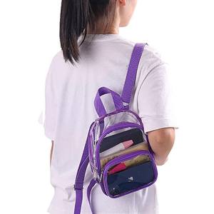<span class=keywords><strong>Sac</strong></span> à <span class=keywords><strong>dos</strong></span> transparent en PVC <span class=keywords><strong>Mini</strong></span> style de mode portable avec fonction étanche Étudiants École <span class=keywords><strong>sac</strong></span> à <span class=keywords><strong>dos</strong></span> Stade extérieur - Product Image 6