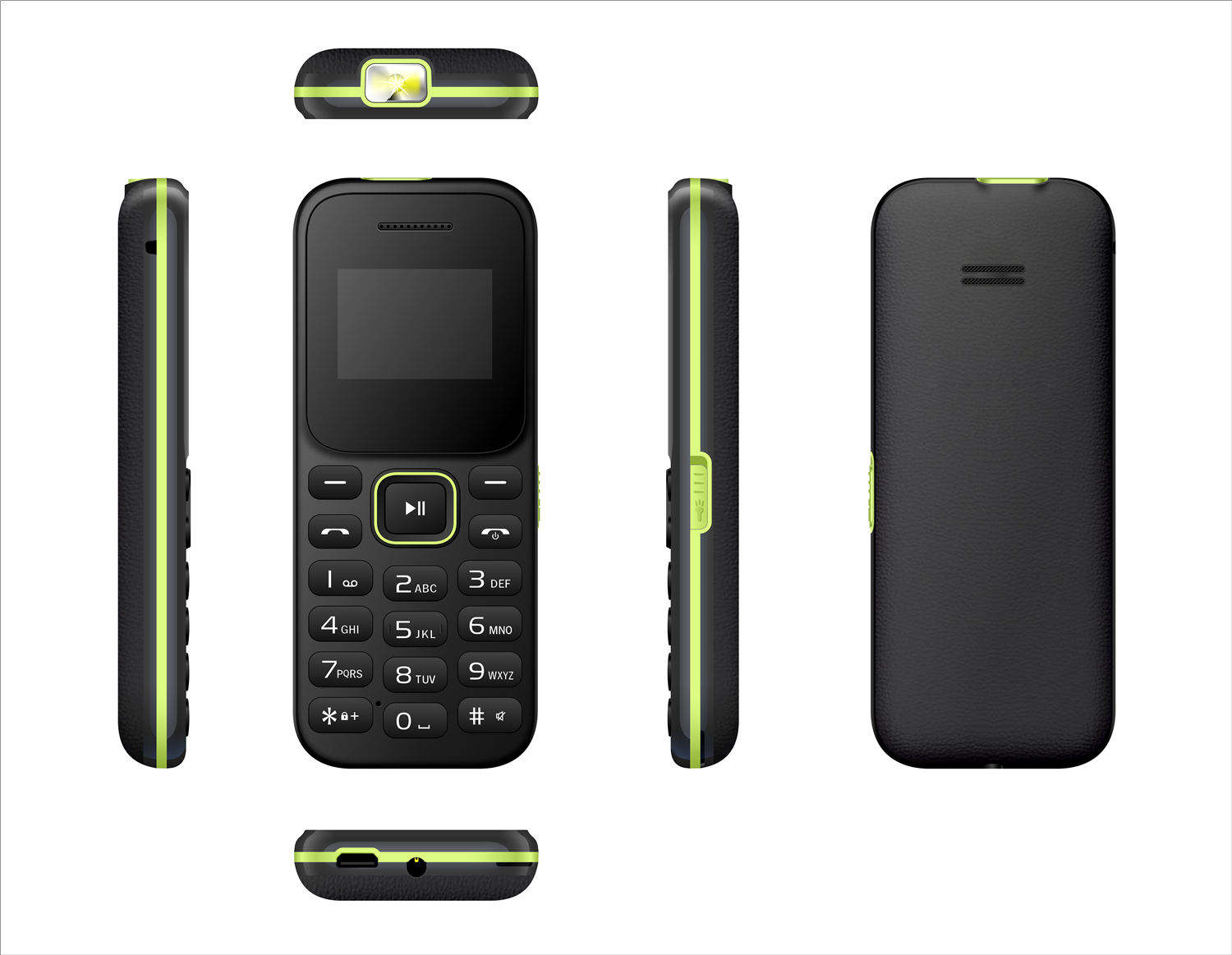 Less Than USD5 Cheap Monochrome Phone 1.44 Inch bar Basic Cheap 2G