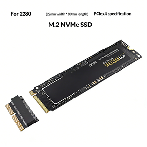 Adaptador de Tarjeta PCIe para NVMe M.2 NGFF 2013-2017, Modelos de <span class=keywords><strong>MacBook</strong></span> Air A1465 A1466 A1502 A1398 X4, Producto en Stock - Product Image 3