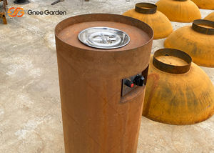 Diameter 600 Mm <b>Wood</b>-<b>burning</b> Metal Brazier New Design Round <b>Fire</b> <b>Pit</b> Corten Steel <b>Fire</b> Bowl - Product Image 5