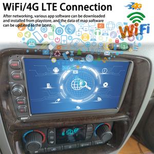 Radio Estéreo para Auto con Android 13 y GPS para Chevrolet Silverado, Suburban, Tahoe y GMC Sierra 2003-2006, Reproductor Multimedia de Video Hummer - Product Image 2