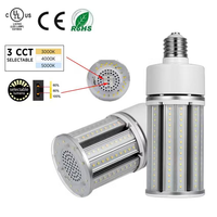 Ampoule LED E27 en forme de maïs, lampe à maïs, 16-24W, puissance sélectionnable, CCT, 100-277V, résistante à l'humidité, 50000H, UL, garantie 5 ans, lampe COB d'intérieur