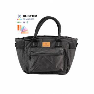 Custom Logo Bento Lunch Tote Bag Reusable Thermal Insulated Casual Korean Tote Bag Waterproof Cooler With Multi-Pocket Design - Product Image 1