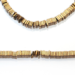Naturale sottovuoto in pietra di ematite quadrata distanziatore <span class=keywords><strong>perline</strong></span> a disco sottile <span class=keywords><strong>perline</strong></span> sciolte per bracciale collana creazione gioielli - Product Image 6