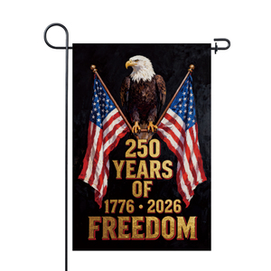 Drapeau des États-Unis pour l'anniversaire, décorations du 4 juillet, articles commémoratifs des États-Unis double face avec motif d'aigle, <span class=keywords><strong>1776</strong></span>-2026 - Product Image 1