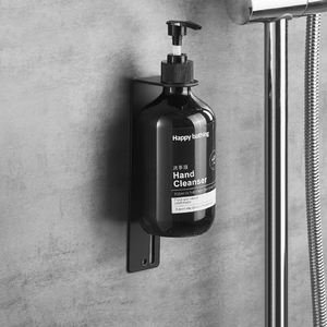 Двойной диспенсер для мыла, хранилище для кронштейн матовый черный дозатор для жидкого мыла настенный держатель кронштейн - Product Image 6