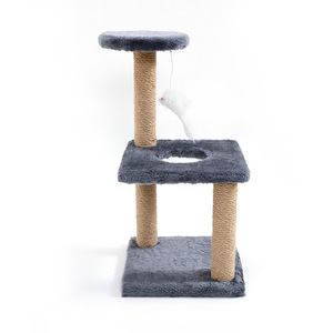 3-слойная сизальная деревянная игрушка для кошек - Product Image 1