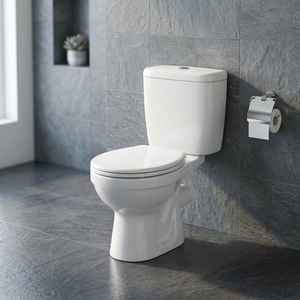 Inodoro de Dos Piezas Vistaar Luxury P Trap, Inodoro de Cerámica Desodorizante, Ecológico, de Montaje en el Suelo - Product Image 2