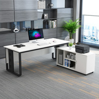 Bureau de Direction Simple et Moderne, Mobilier de Bureau, Table et Chaise de Bureau pour Superviseur ou Manager