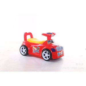 Police Car Baby Potty Glider With Music Mixed Colors Plastic Toddler Training Seat - Product Image 2