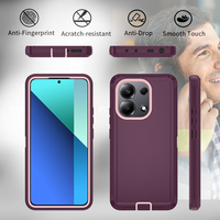 Coque de téléphone robuste antichoc 3 en 1 pour Redmi Note 15pro 15C 14C Armor Defender pour Xiaomi Poco C71 C81X 4G