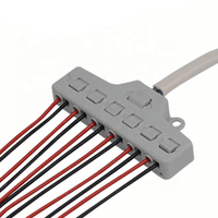 Connecteur électrique 3PIN 1 in 3 Out LED Parallel Splitter Wire Terminal avec Constant Voltage Installation facile