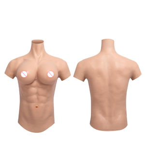 Formes mammaires réalistes avec Costume musculaire macho <span class=keywords><strong>seins</strong></span> faux Costume musculaire avec gros <span class=keywords><strong>seins</strong></span> Crossdressing Prop Drag Queen Muscle Chest - Product Image 1